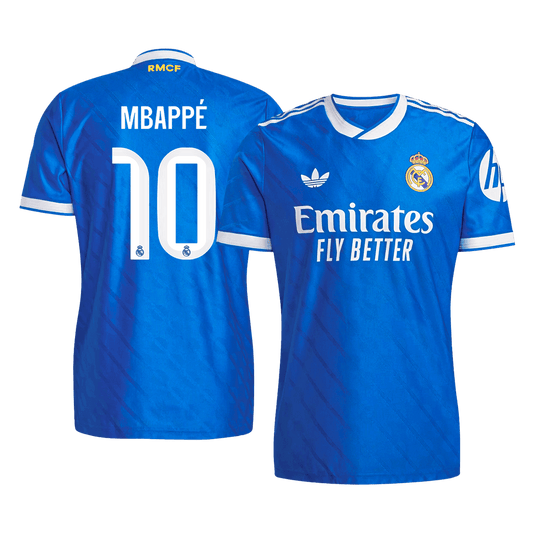 MBAPPÉ #10 Mens Real Madrid Third Jersey 2025/26 - Player Version (Slim Fit)
