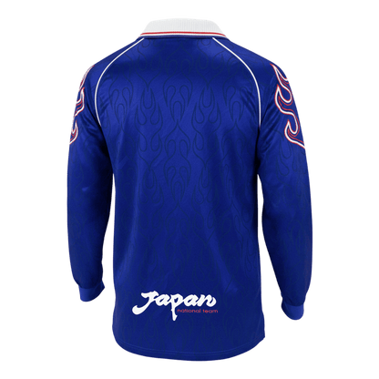 Retro 1998 Mens Japan World Cup Home Long Sleeve Jersey