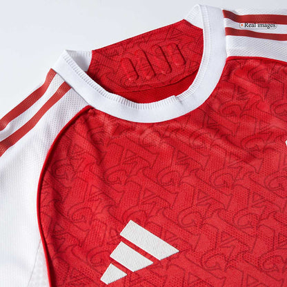 Mens Arsenal Home Jersey 2025/26 - Player Version (Slim Fit)