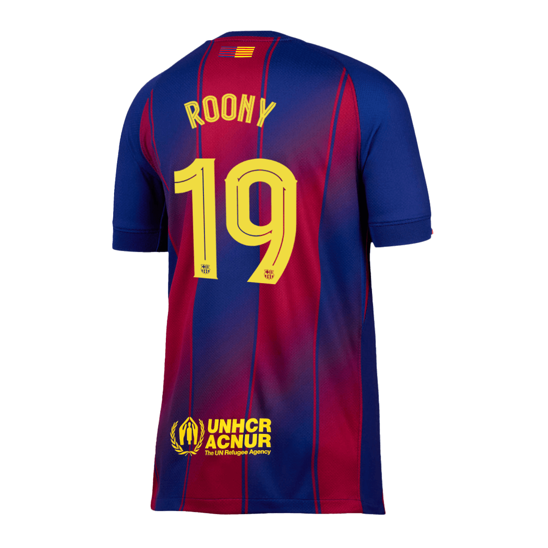 ROONY #19 Mens Barcelona Home Jersey 2025/26 - UCL