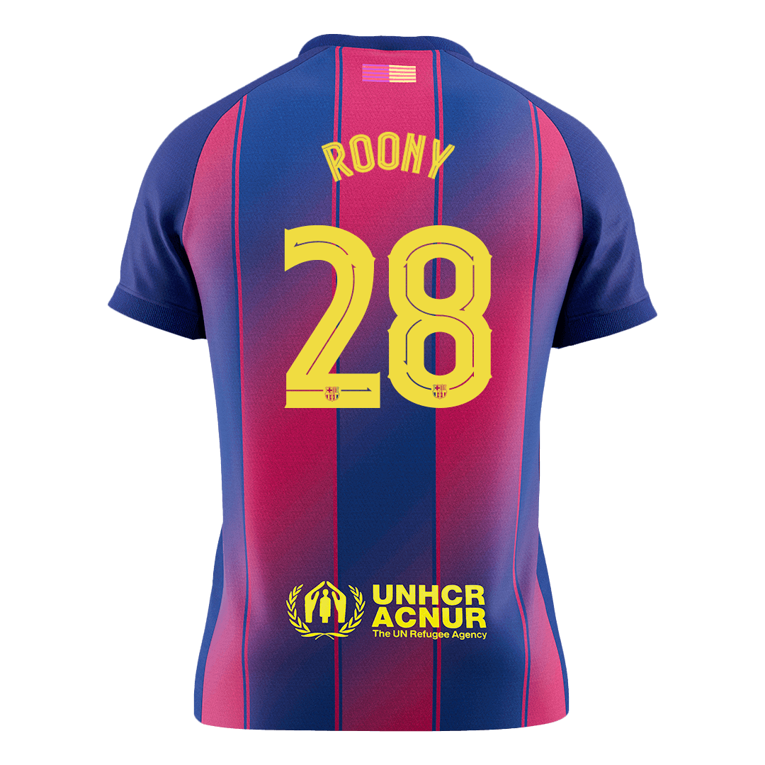 ROONY #28 Mens Barcelona Home Jersey 2025/26 - UCL