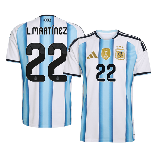 L.MARTÍNEZ #22 Mens Argentina World Cup Home Jersey 2026