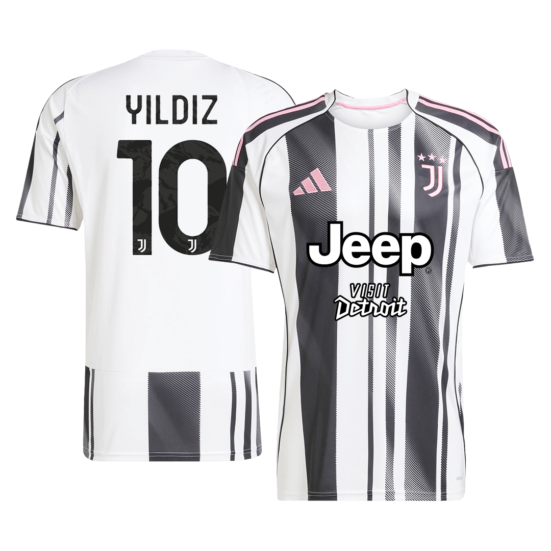 YILDIZ #10 Mens Juventus Home Jersey 2025/26
