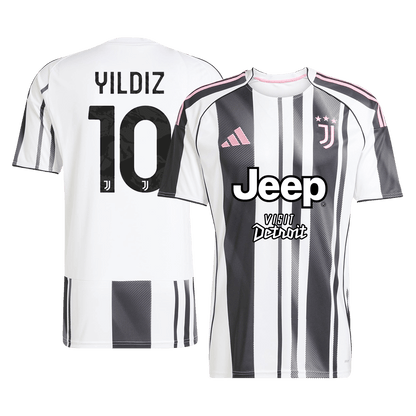 YILDIZ #10 Mens Juventus Home Jersey 2025/26