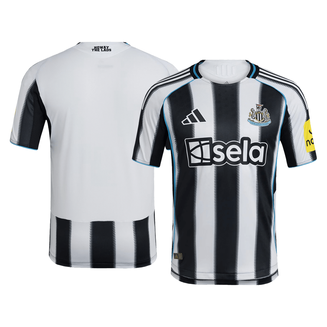 Mens Newcastle United Home Jersey 2025/26 - Player Version (Slim Fit)