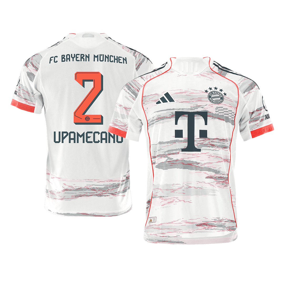 UPAMECANO #2 Mens Bayern Munich Away Jersey 2025/26 - Player Version (Slim Fit)