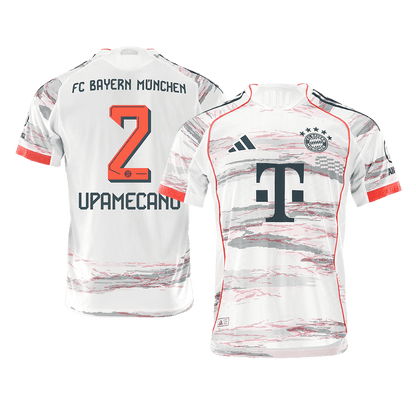 UPAMECANO #2 Mens Bayern Munich Away Jersey 2025/26 - Player Version (Slim Fit)