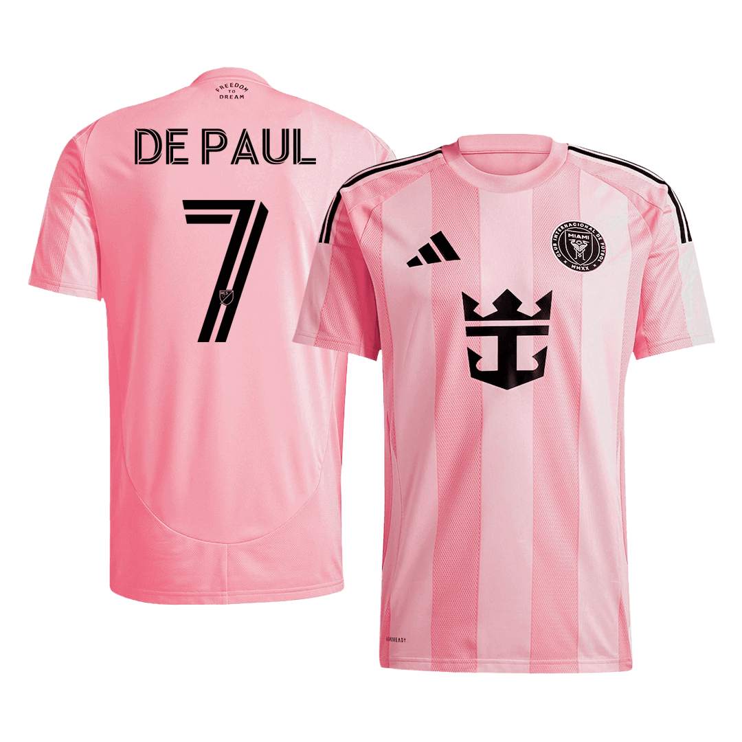 DE PAUL #7 Mens Inter Miami CF Home Jersey 2025