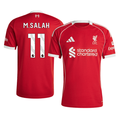 M.SALAH #11 Mens Liverpool Home Jersey 2025/26