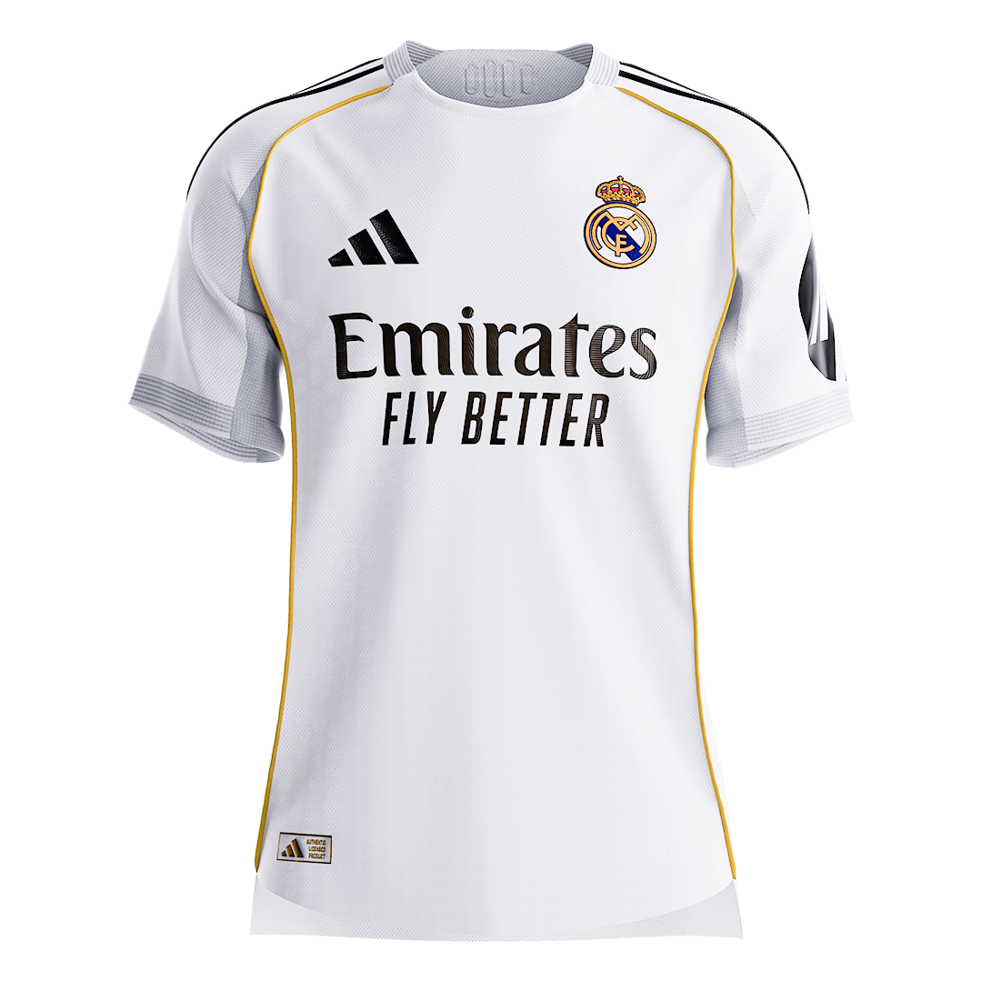 Mens Real Madrid Home Jersey 2025/26 - Player Version (Slim Fit) [PREMIUM]