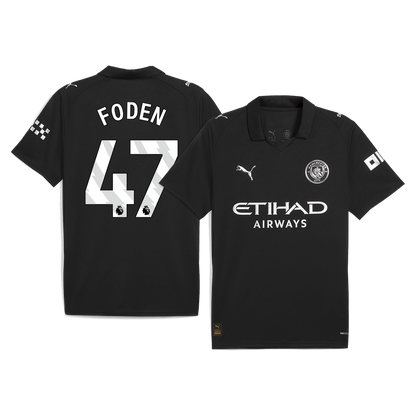FODEN #47 Mens Manchester City Away Jersey 2025/26