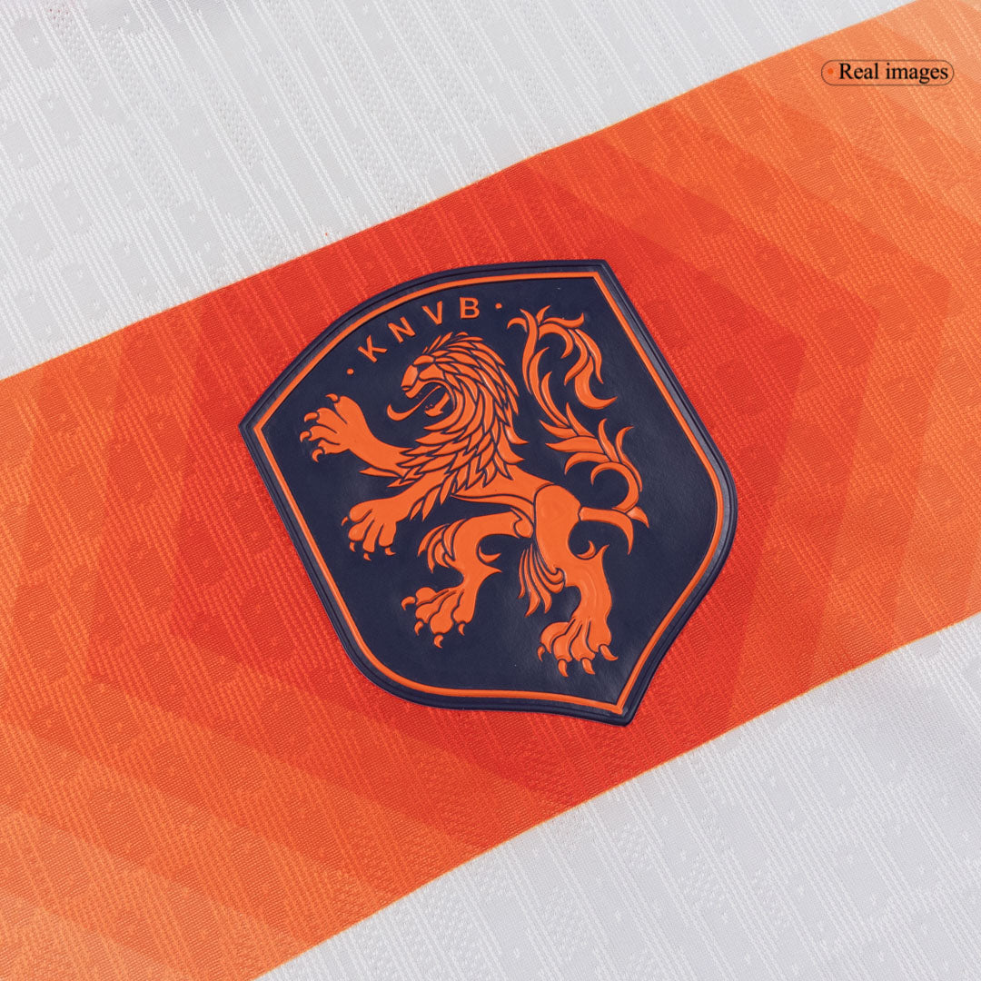 F.DE JONG #21 Mens Netherlands World Cup Away Jersey 2026 - Player Version (Slim Fit)
