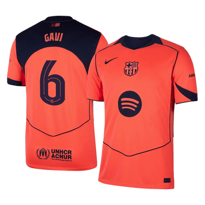 GAVI #6 Mens Barcelona Third Jersey 2025/26 - UCL