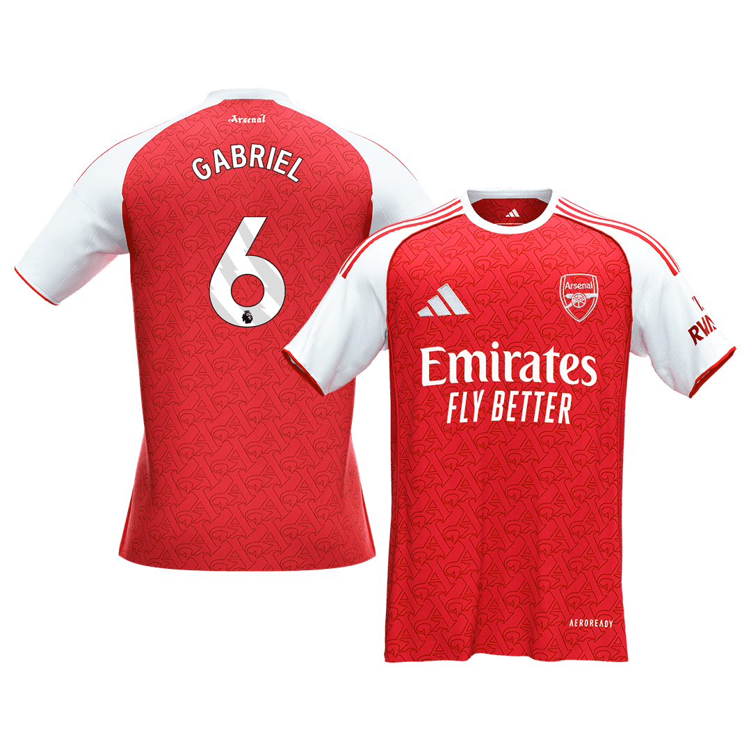 GABRIEL #6 Mens Arsenal Home Jersey 2025/26 [PREMIUM]