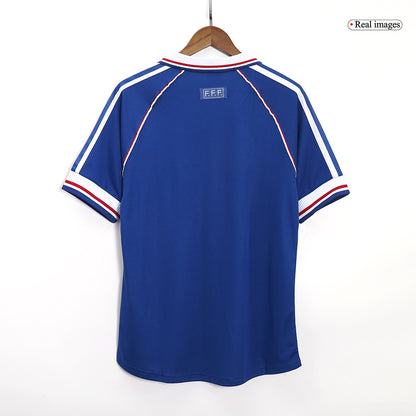 Retro 1998 Mens France Home Jersey