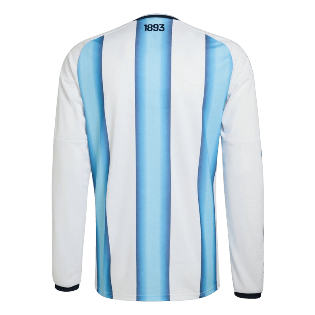 Mens Argentina World Cup Home Long Sleeve Jersey 2026