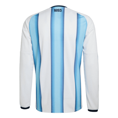 Mens Argentina World Cup Home Long Sleeve Jersey 2026