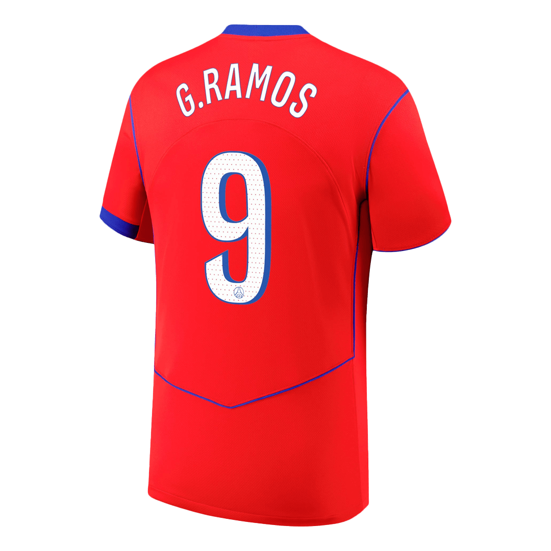 G.RAMOS #9 Mens PSG Third Jersey 2025/26
