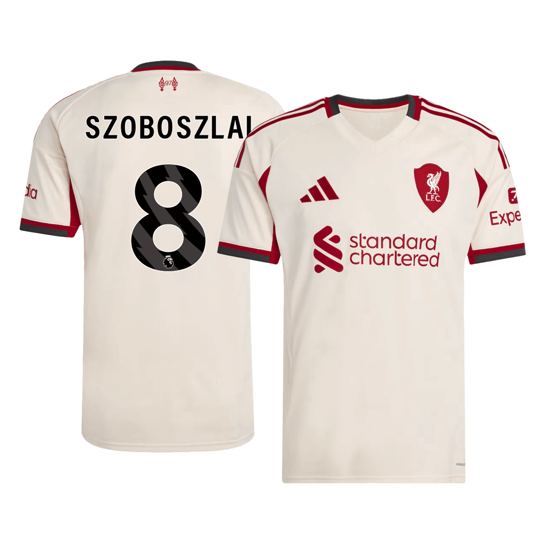 SZOBOSZLAI #8 Mens Liverpool Away Jersey 2025/26