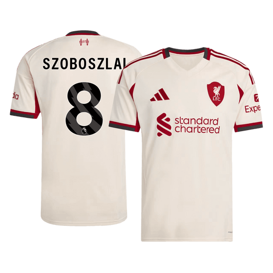 SZOBOSZLAI #8 Mens Liverpool Away Jersey 2025/26