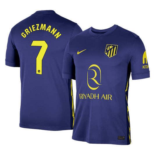 GRIEZMANN #7 Mens Atletico Madrid Away Jersey 2025/26