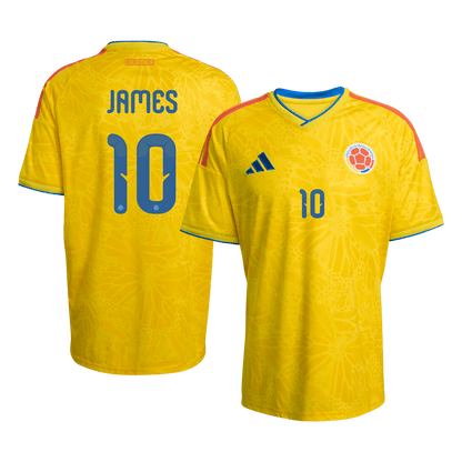 JAMES #10 Mens Colombia World Cup Home Jersey 2026