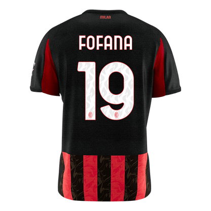 FOFANA #19 Mens AC Milan Home Jersey 2025/26 [PREMIUM]