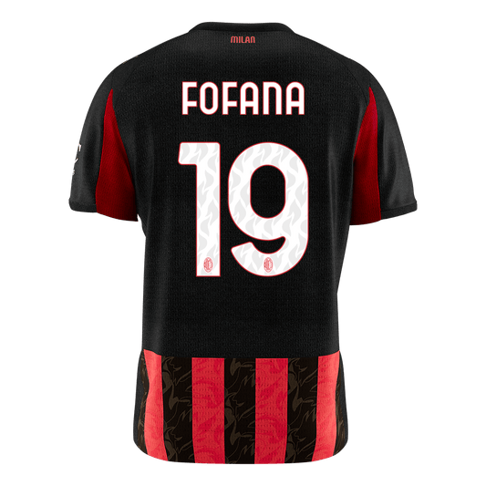 FOFANA #19 Mens AC Milan Home Jersey 2025/26 [PREMIUM]