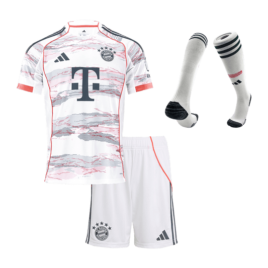 Kids Bayern Munich Away Full Kit 2025/26