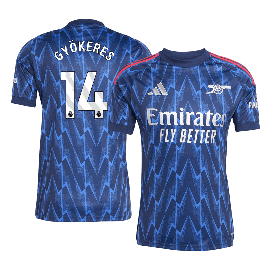 GYÖKERES #14 Mens Arsenal Away Jersey 2025/26