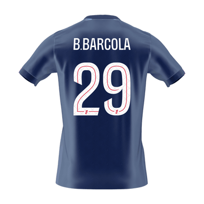 B.BARCOLA #29 Mens PSG Home Jersey 2025/26 [PREMIUM]