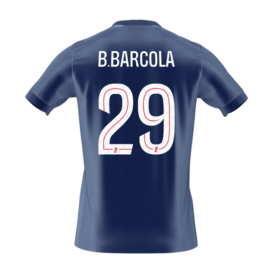 B.BARCOLA #29 Mens PSG Home Jersey 2025/26 [PREMIUM]
