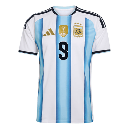 J.ÁLVAREZ #9 Mens Argentina World Cup Home Jersey 2026