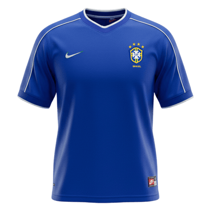 Retro 1998 Mens Brazil Away Jersey