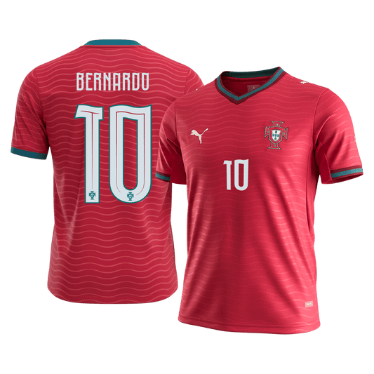 BERNARDO #10 Mens Portugal World Cup Home Jersey 2026