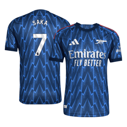 SAKA #7 Mens Arsenal Away Jersey 2025/26 - Player Version (Slim Fit)