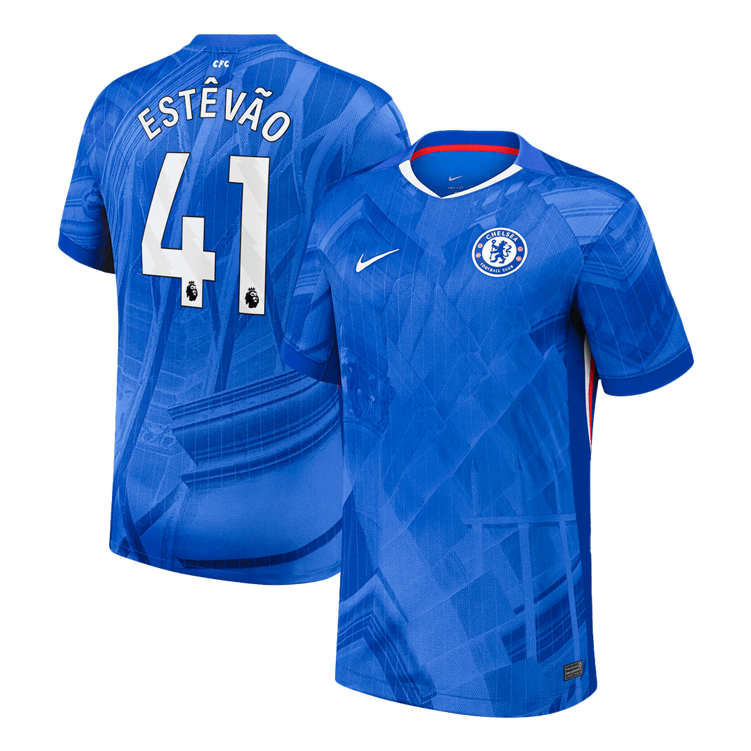 ESTÊVÃO #41 Mens Chelsea Home Jersey 2025/26 [PREMIUM]