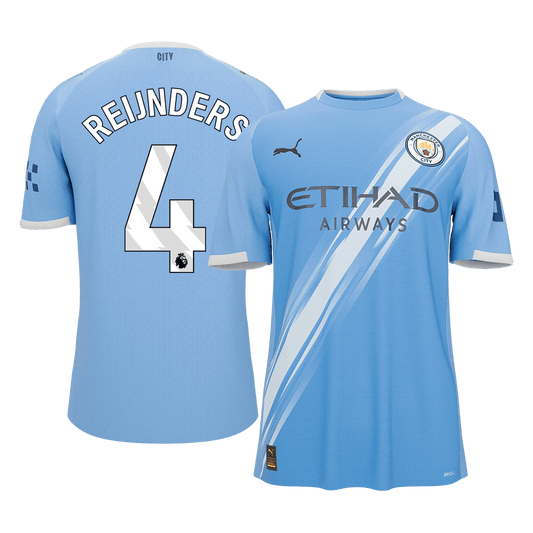 REIJNDERS #4 Mens Manchester City Home Jersey 2025/26 [PREMIUM]