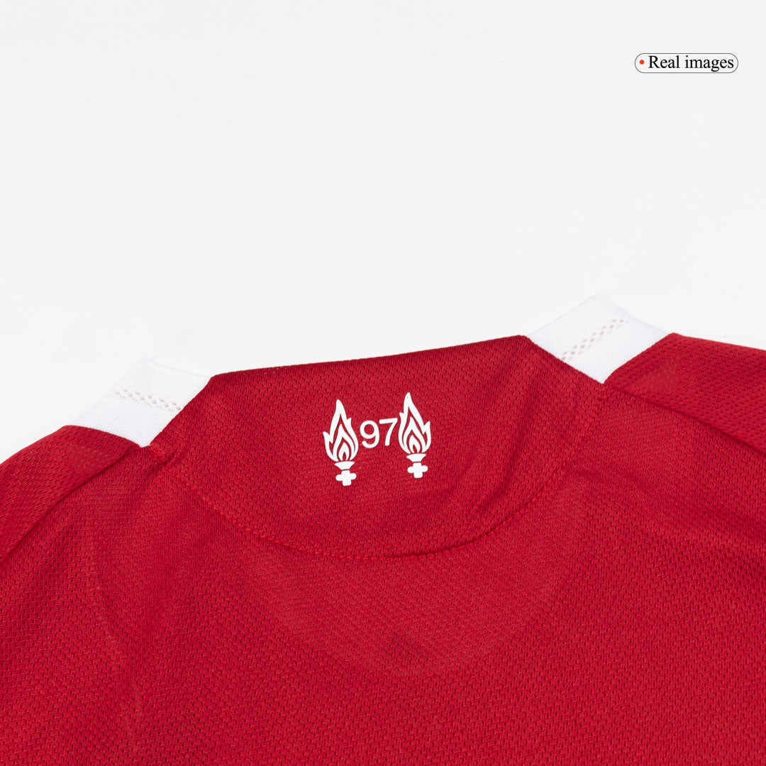 M.SALAH #11 Mens Liverpool Home Jersey 2025/26 - Player Version (Slim Fit)