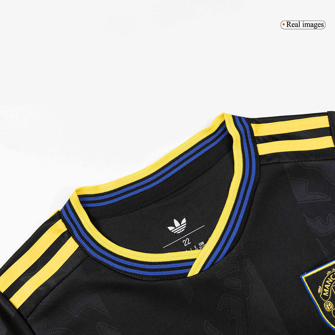 Kids Manchester United Third Full Kit 2025/26