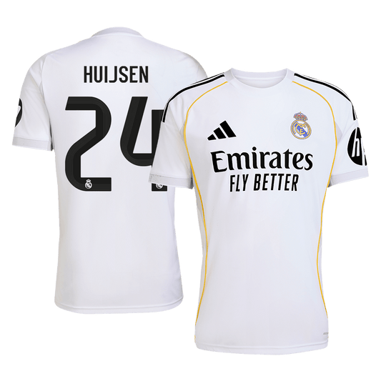 HUIJSEN #24 Mens Real Madrid Home Jersey 2025/26 [PREMIUM]