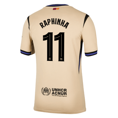 RAPHINHA #11 Mens Barcelona Away Jersey 2025/26 - UCL