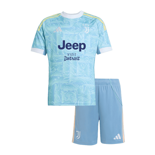 Kids Juventus Away Kit 2025/26