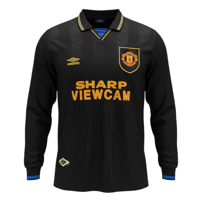 Retro 1993/94 Mens Manchester United Away Long Sleeve Jersey