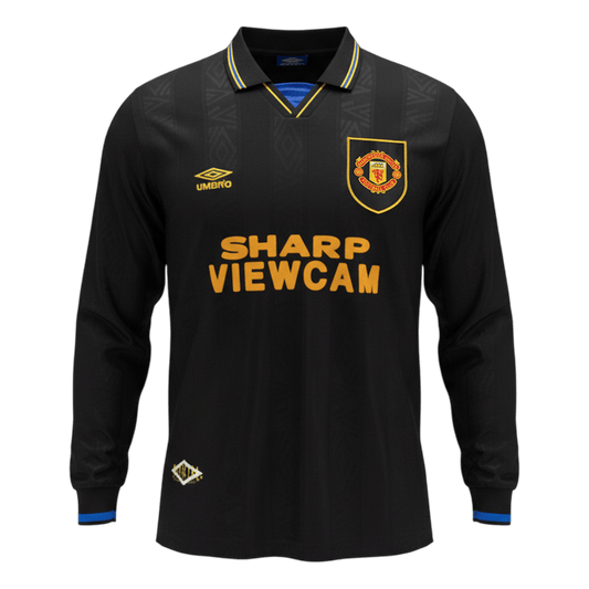 Retro 1993/94 Mens Manchester United Away Long Sleeve Jersey