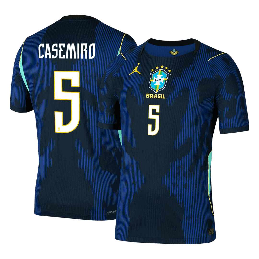 CASEMIRO #5 Mens Brazil World Cup Away Jersey 2026 - Player Version (Slim Fit)