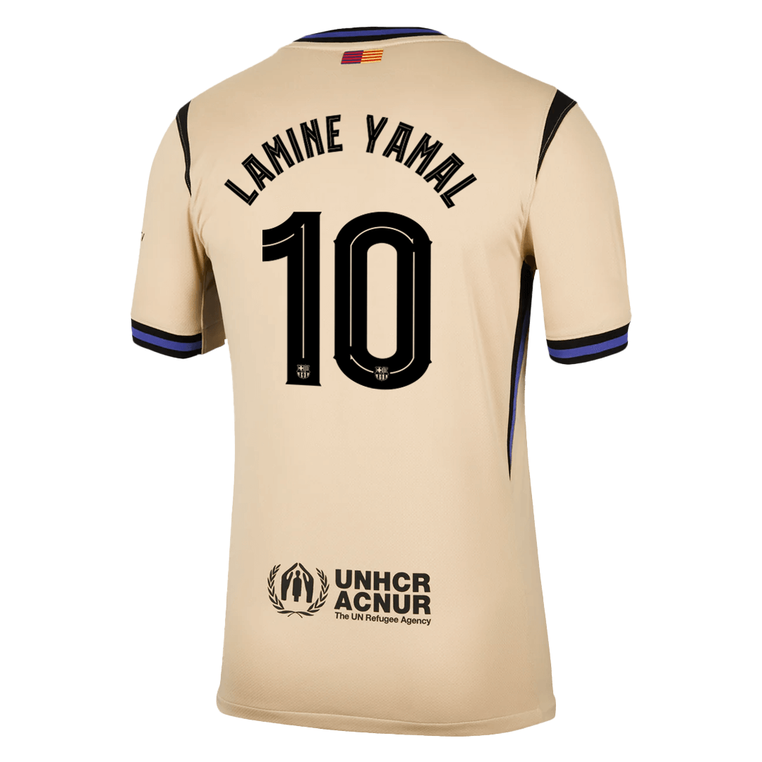 LAMINE YAMAL #10 Mens Barcelona Away Jersey 2025/26 - UCL