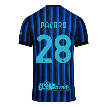 PAVARD #28 Mens Inter Milan Home Jersey 2025/26 - Player Version (Slim Fit)