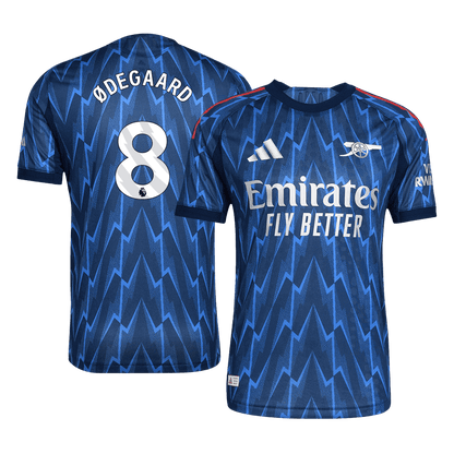 ØDEGAARD #8 Mens Arsenal Away Jersey 2025/26 - Player Version (Slim Fit)
