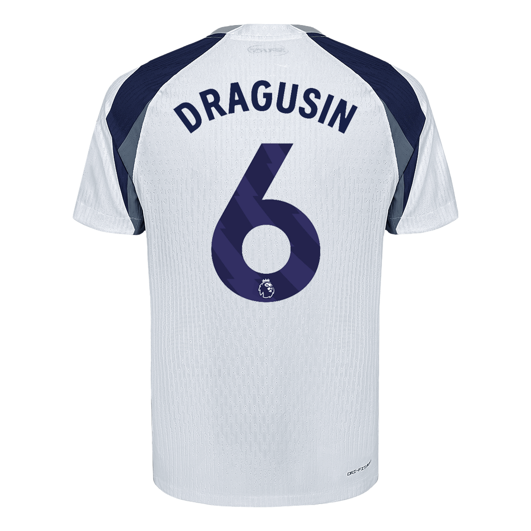 DRAGUSIN #6 Mens Tottenham Hotspur Home Jersey 2025/26 - Player Version (Slim Fit)